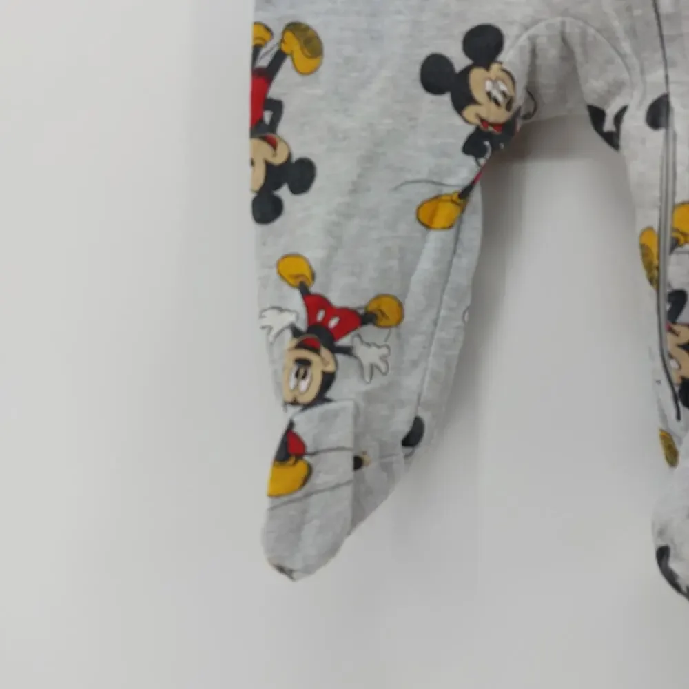 Disney Baby Mickey 3-6M Gray Sleep N' Play One Piece